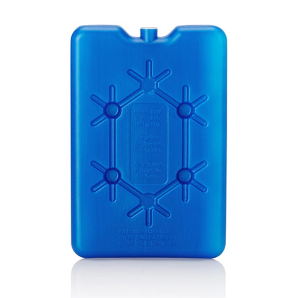 Thermos Freeze Board 200g rectangular blue reusable ice pack shown from the front with a moulded geometric design.