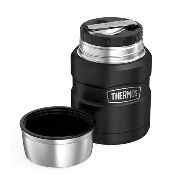 Thermos Stainless King Food Flask 0.47L - Matte Black