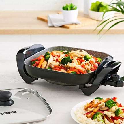 Tower Electric Frypan Grey at Napev GH