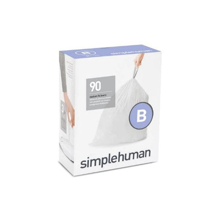 Simplehuman custom fit liners- Code B | Pack of 90 | Napev