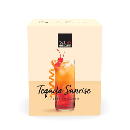 LC GLASS Tequila Sunrise Cocktails | Pack of 4 at Napev GH