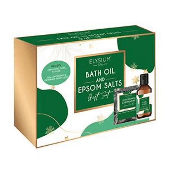Elysium SPA Epsom Salts W/Bath Oil Ylang Ylang Gift Set at Napev GH