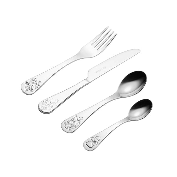 Viners Believe 4 Piece Childs Cutlery Set