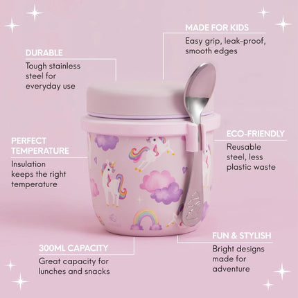 Viners Believe Food Flask With Spoon 300ml at Napev GH