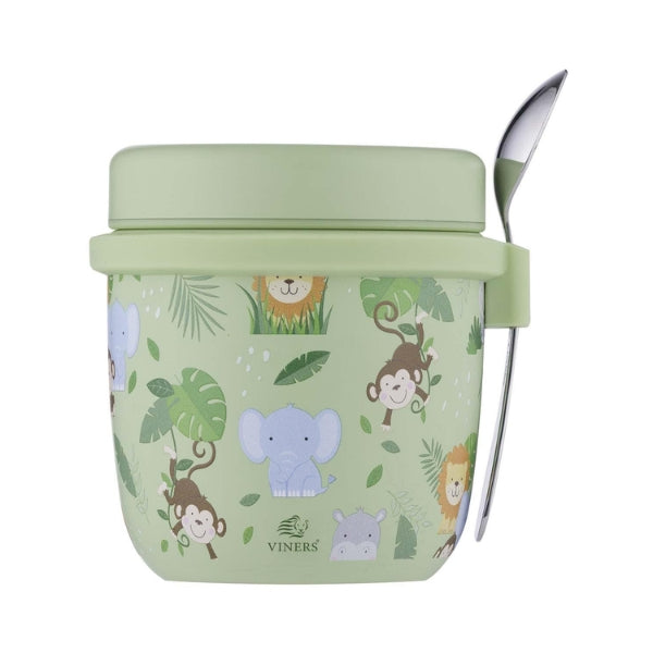 Viners Jungle Food Flask With Spoon 300ml at Napev GH