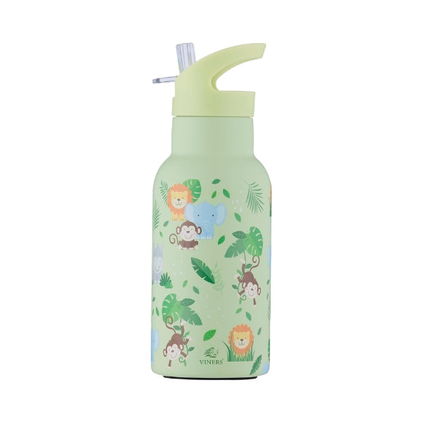 Viners Jungle Water Bottle Flip Straw 350ml at Napev GH