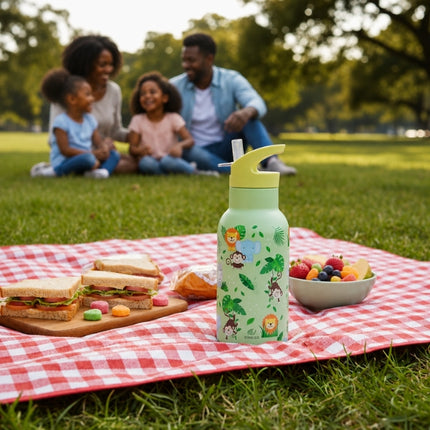 Viners Jungle Water Bottle Flip Straw 350ml at Napev GH