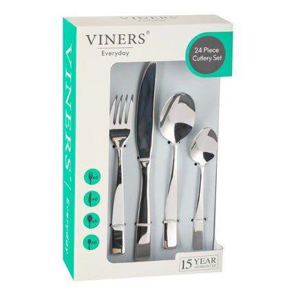 Viners Purity Everyday 24 Piece Cutlery Set at Napev GH