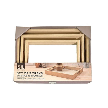 Weave Base Trays Set Of 3 at Napev GH