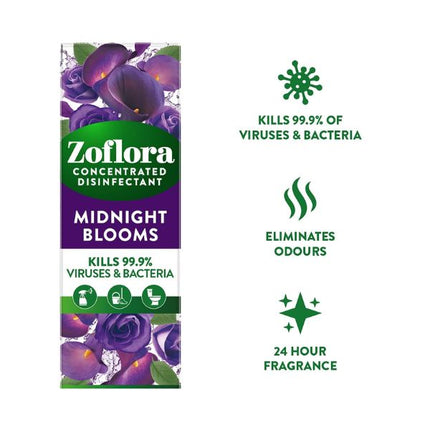 Zoflora Midnight Blooms Disinfectant 120ml at Napev GH