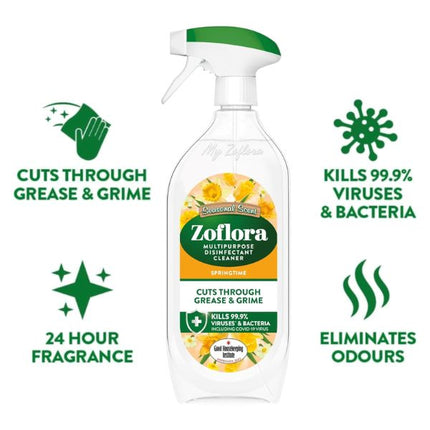 Zoflora Springtime Multipurpose Disinfectant Spray 800ml at Napev GH
