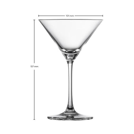 Zwiesel Glas Martini Glass Echo 166ml | Pack Of 4 at Napev GH