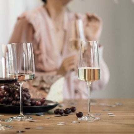 Zwiesel Glas Sparkling Wine And Sparkling Wine Glass Light & Fresh Vivid Senses 388ml | Pack Of 2 at Napev GH