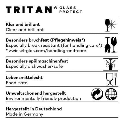 Zwiesel Glas Sparkling Wine And Sparkling Wine Glass Light & Fresh Vivid Senses 388ml | Pack Of 2 at Napev GH