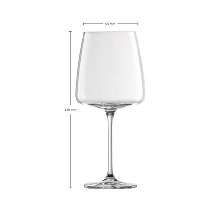 Zwiesel Glas Wine Glass Velvety & Lush Vivid Senses 710ml | Pack Of 2 at Napev GH