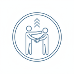 Mentorship & Support Icon