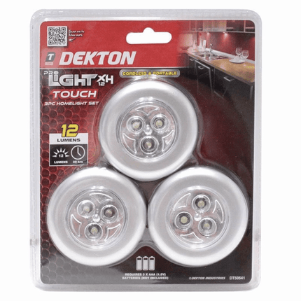 Dekton Pro Touch Light Homelight | Pack of 3 | Napev