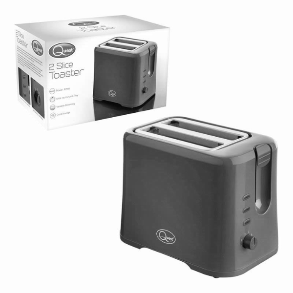 Quest 2 Slice Toaster 34889 - Grey | Napev