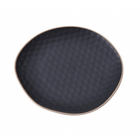 Siaki Collection Stoneware Side Plate 22cm - Black | Napev