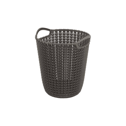 Curver Knit Paper Basket 7L brown | Napev