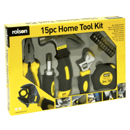 Rolson 15pc Home Tool Kit | Napev