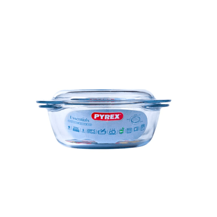 Pyrex Round Borosilicate Glass Casserole 1L | Napev