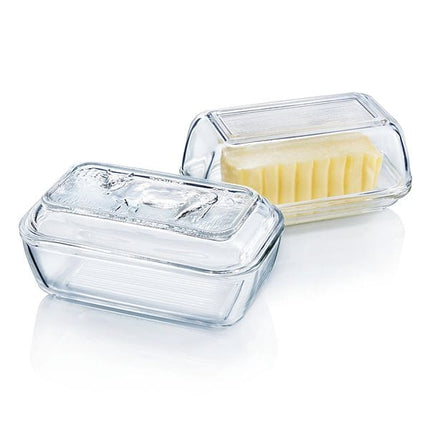 Luminarc Cow Glass Butter Dish | Napev
