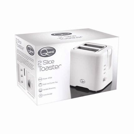 Quest Toaster 2 Slice 34279 - White | Napev