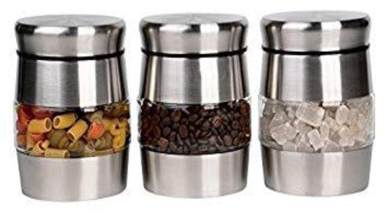 Reload to view Royal Cuisine 3pcs Glass Storage Jar