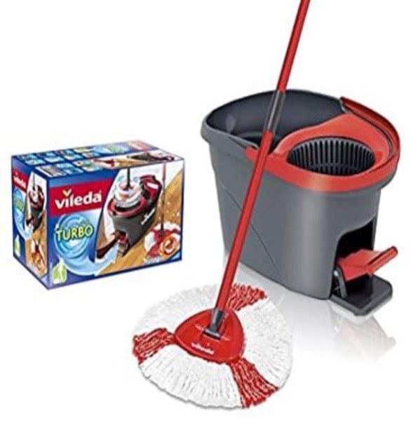 Vileda Turbo Microfibre Spin Mop and Bucket Set