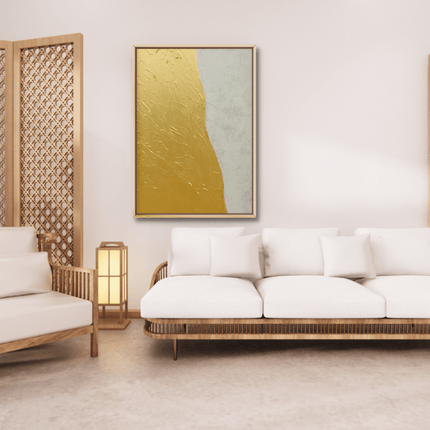 Golden Serenity 70x90cm | Canvas Art | Napev GH