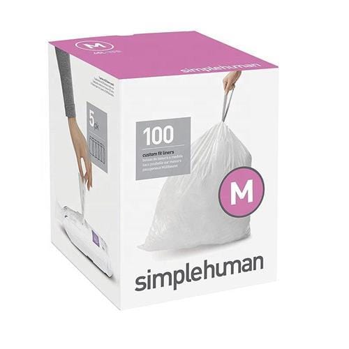 Simplehuman custom fit liners- Code M | Pack of 100