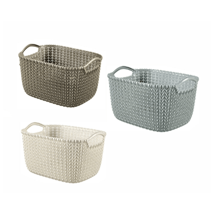 Curver Knit Rectangular Basket 8L | Napev