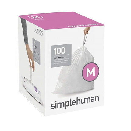 Simplehuman custom fit liners- Code M | Pack of 60