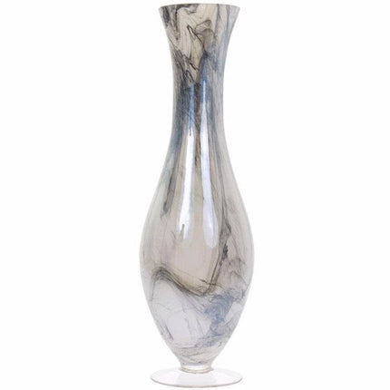 Reload to view Vincenza Glass Vase- Marble Effect